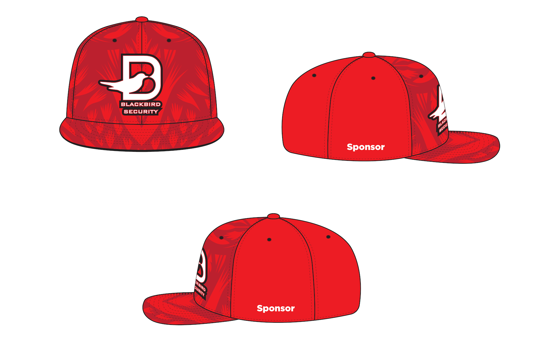 Alberta Blackbirds - Pro Roller Hockey Hat - Tony Headrick