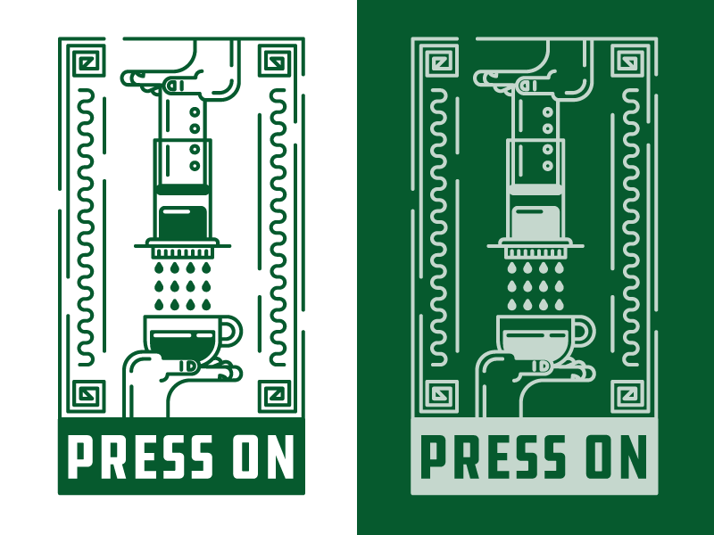 AeroPress Illustration - Tony Headrick