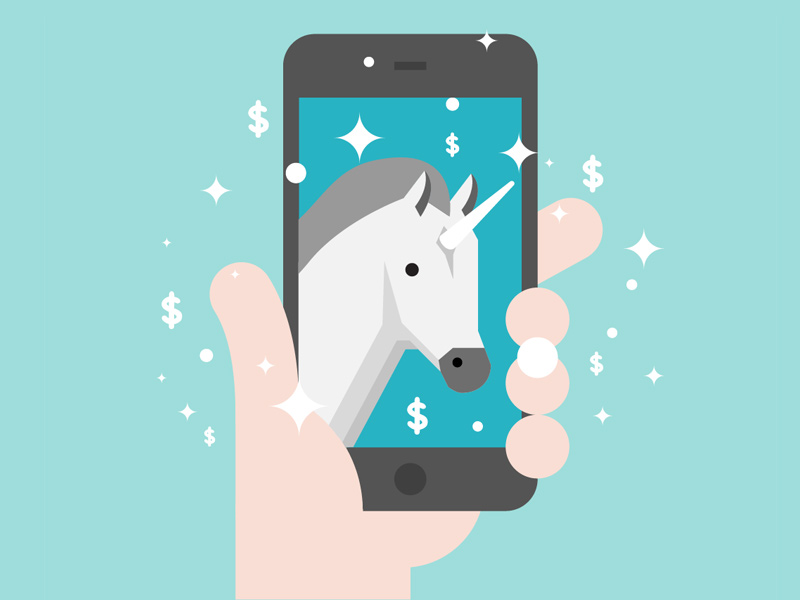 Unicorn App Illustration - Tony Headrick